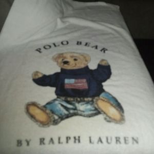 Ralph Lauren Polo bear towel.